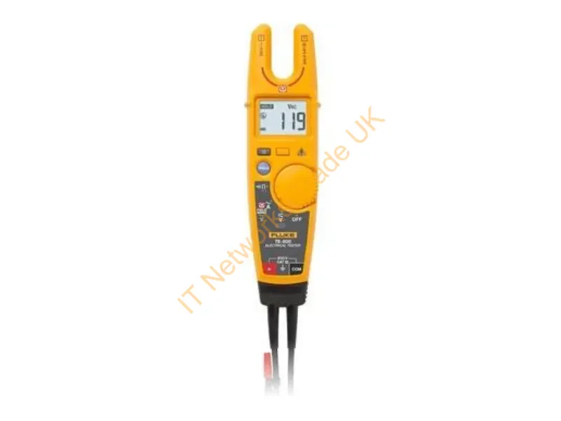 T6-600 - Fluke Electrical Tester W/Fieldsenseflat, Open Fork, 600 Vac, 200A200 A, 1000 Ohm