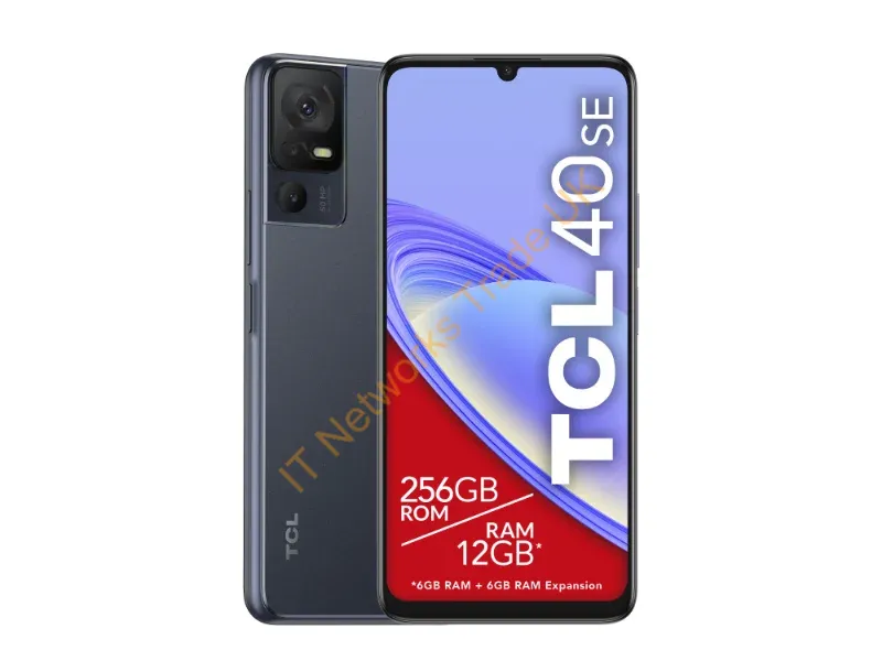 T610K2-2ALCA112 - TCL 40 SE 17.1 cm (6.75") Dual SIM Android 13 4G USB Type-C 6 GB 256 GB 5010 mAh Grey