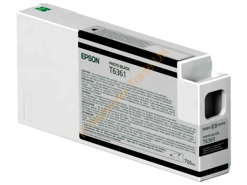 T636100 - C13T636100 (T6361) Ink Cartridge Black, 700Ml