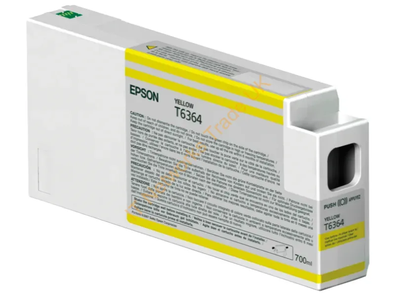 T636400 - C13T636400 (T6364) Ink Cartridge Yellow, 700Ml