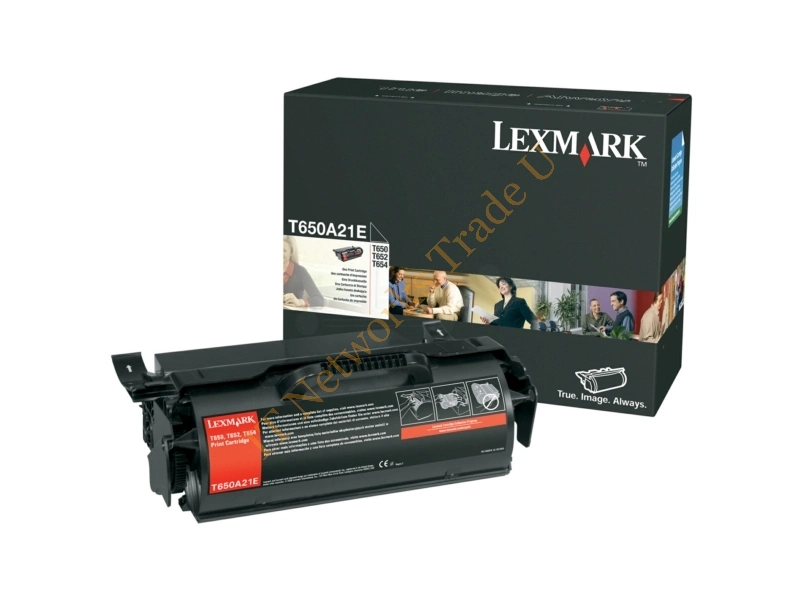 T650A21E - Lexmark T650A21E Toner black, 7K pages Accessory