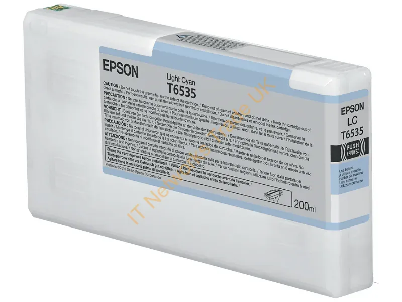 T653500 - C13T653500 (T6535) Ink Cartridge Bright Cyan, 200Ml