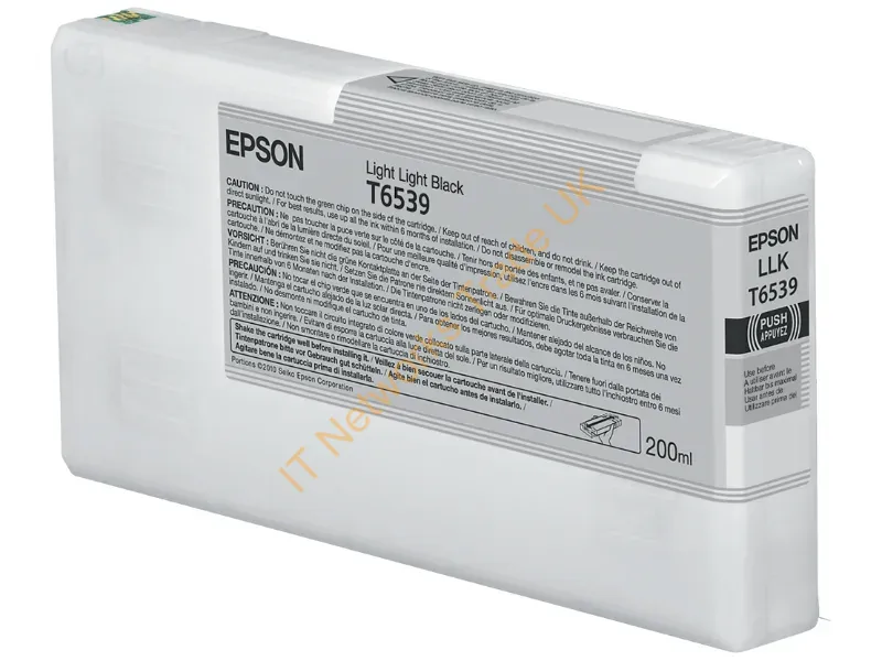 T653900 - C13T653900 (T6539) Ink Cartridge Bright Bright Black, 200Ml