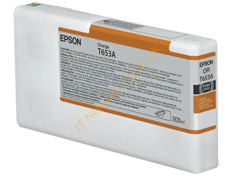 T653A00 - C13T653A00 (T653A) Orange, 200Ml