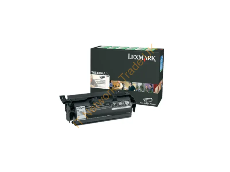 T654X04A - Lexmark T654, T656 Extra High Yield Return Program Print Cartridge For Label Applications Ink Cartridge Original