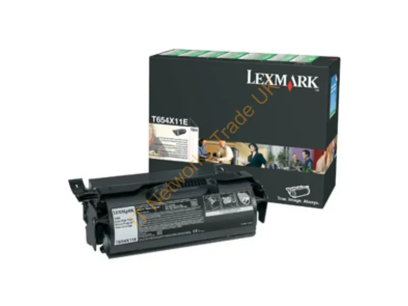 T654X11E - Lexmark T654X11E Toner black, 36K pages Accessory