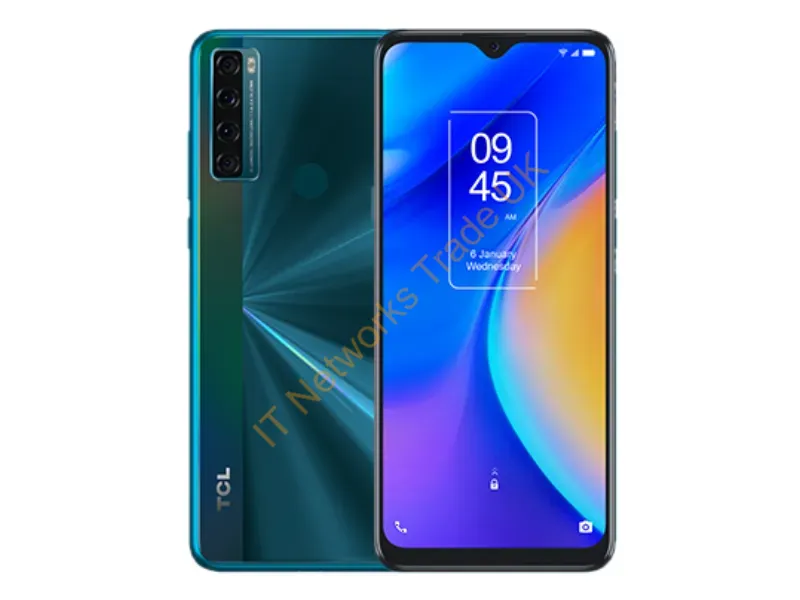 T671H-2BLCGB12 - TCL 20SE Aurora Green 17.3 cm (6.82") Hybrid Dual SIM Android 11 4G USB Type-C 4 GB 64 GB 5000 mAh