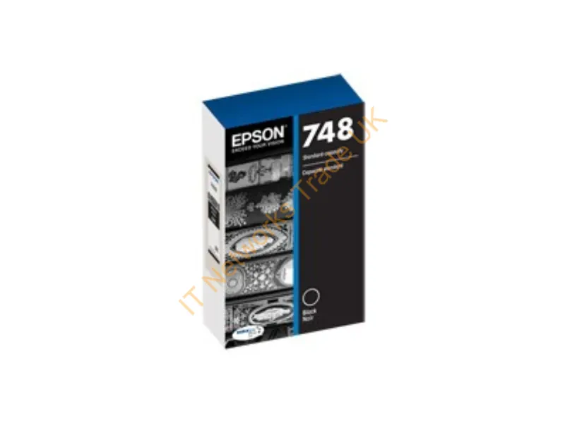 T748120 - Epson 748 Ink Cartridge Original Standard Yield Black