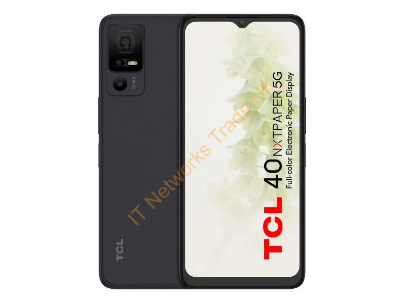 T771K3-2ALCA112 - TCL 40 NXTPAPER 5G 16.8 cm (6.6") Hybrid Dual SIM Android 13 USB Type-C 6 GB 256 GB 5000 mAh Black
