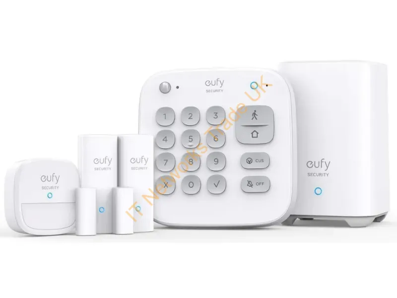 T8990321 - Eufy 5-Piece Smart Security Home Alarm Kit