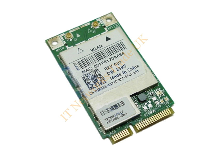 T9016 Dell Wireless 1370 802.11a/b/g PCI Mini Card Wireless LAN Card