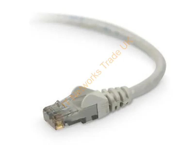 TAA980-50-GRY-S - Belkin Cat6 Snagless Patch Cable 50 Ft Networking Cable Gray 600" (15.2 M)