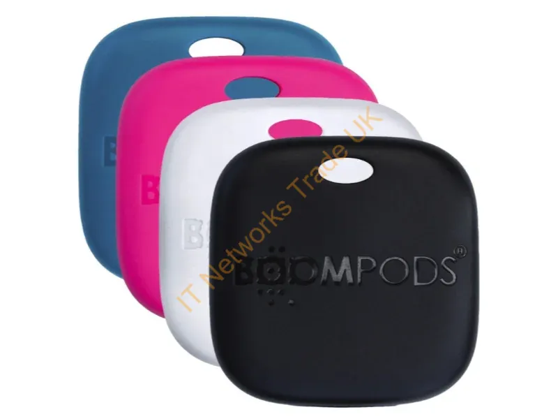 TAGRE4 - Boompods TAGRE4 GPS tracker/finder Universal Assorted colours, Black, Blue, Pink, White