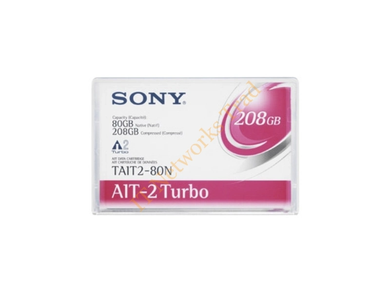 TAIT280N Sony AIT-2 Turbo Tape Cartridge AIT AIT-2 80GB (Native) / 208GB (Compressed) Tape Media Storage