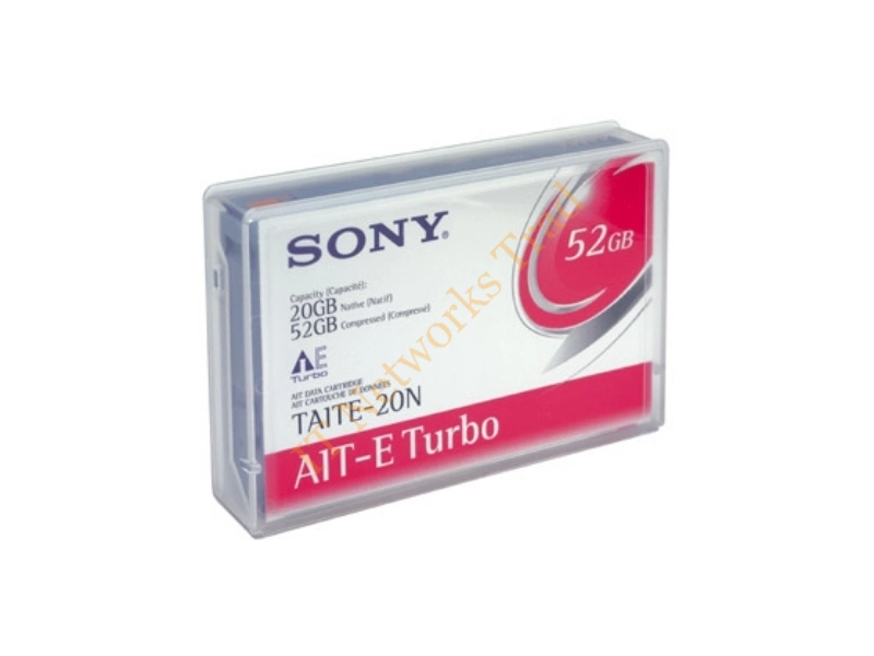 TAITE-20NWW Sony AIT-E Turbo Tape Cartridge AIT AIT-E Turbo 20GB (Native) / 52GB (Compressed) Tape Media Storage