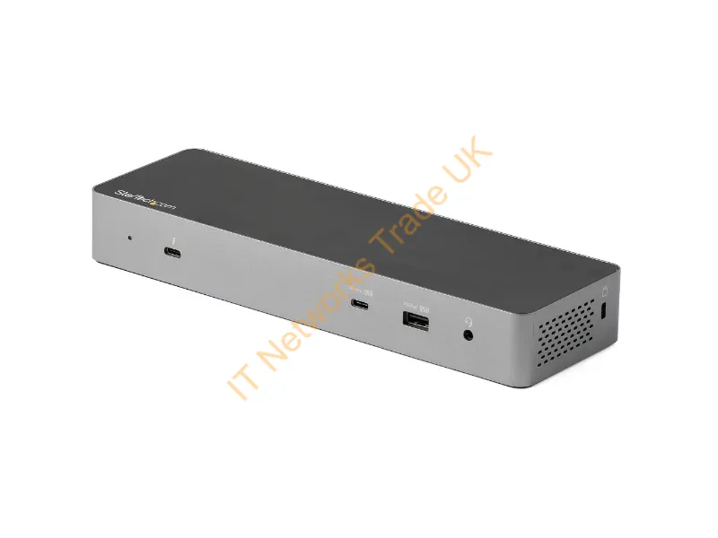 TB3CDK2DH - Startech.Com Tb3Cdk2Dh Laptop Dock/Port Replicator Wired Thunderbolt 3 Black, Silver