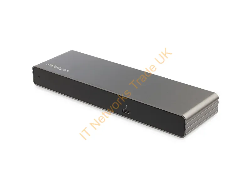 TB3DK2DHVUE - StarTech.com Thunderbolt 3 Dock Dual 4K 60Hz Monitor TB3 Laptop Docking Station with DisplayPort, HDMI & 1080p VGA 85W Power Delivery & Charging 2x USB-A, Ethernet Mac & Windows
