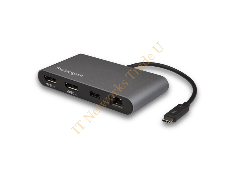 StarTech.com Dual 4K Monitor Mini Thunderbolt 3 Dock with DisplayPort Accessory