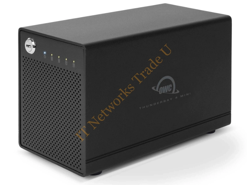 TB4MJB08T5 - OWC Thunderbay 4 Mini 8000GB Tower Black disk array Storage Array Network (SAN)