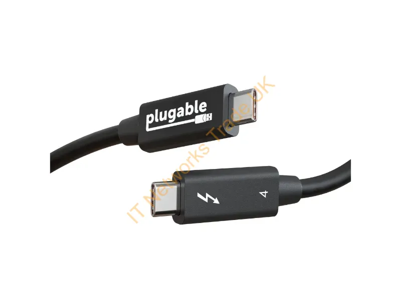 TBT4-40G2M - Plugable Technologies Tbt4-40G2M Thunderbolt Cable 78.7" (2 M) 40 Gbit/S Black