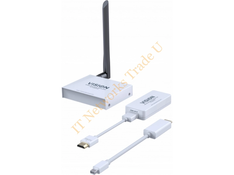 Vision TC-HDMIW30 AV transmitter & receiver White AV extender
