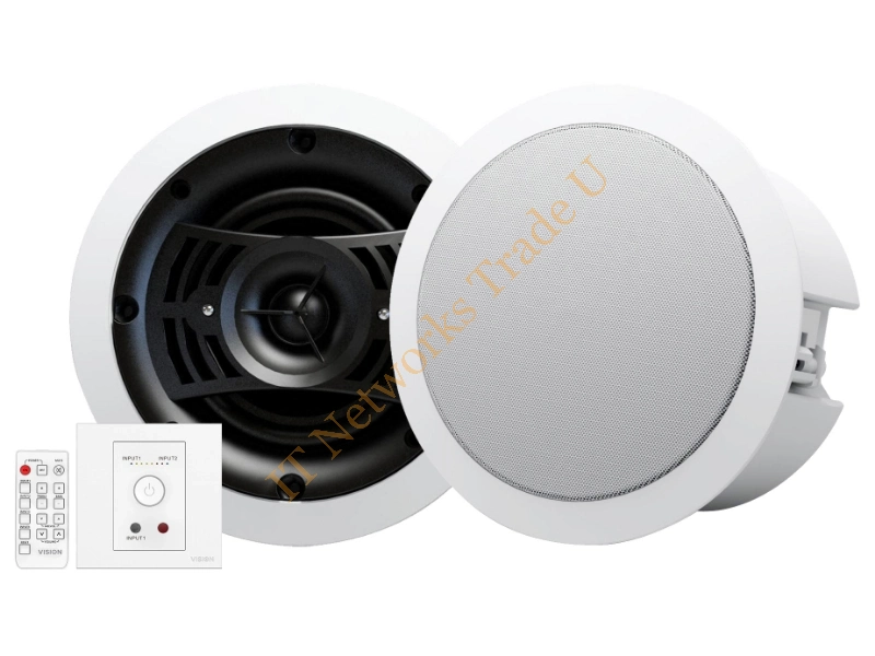 TC3-AMP+CS-1800 - Vision TC3-AMP+CS-1800 White loudspeaker
