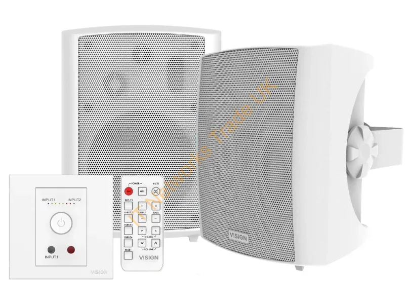 TC3-AMP+SP-1800 - Vision TC3-AMP+SP-1800 50W White loudspeaker
