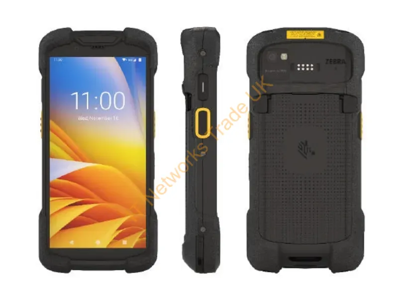 TC7301-0T1K4B1000-NA - Zebra Tc73 Handheld Mobile Computer 6" 1080 X 2160 Pixels Touchscreen 12.3 Oz (349 G) Black, Yellow