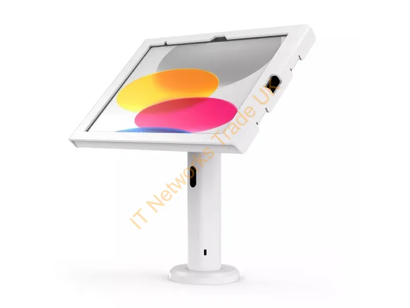 TCDP01W209SWLW - Compulocks iPad 10.9" 10th Gen Swell Enclosure Tilting Stand 8" White