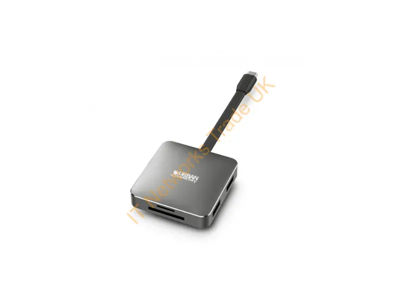 TCM05UF - Urban Factory Hubee Light Usb 3.2 Gen 1 (3.1 Gen 1) Type-C Gray