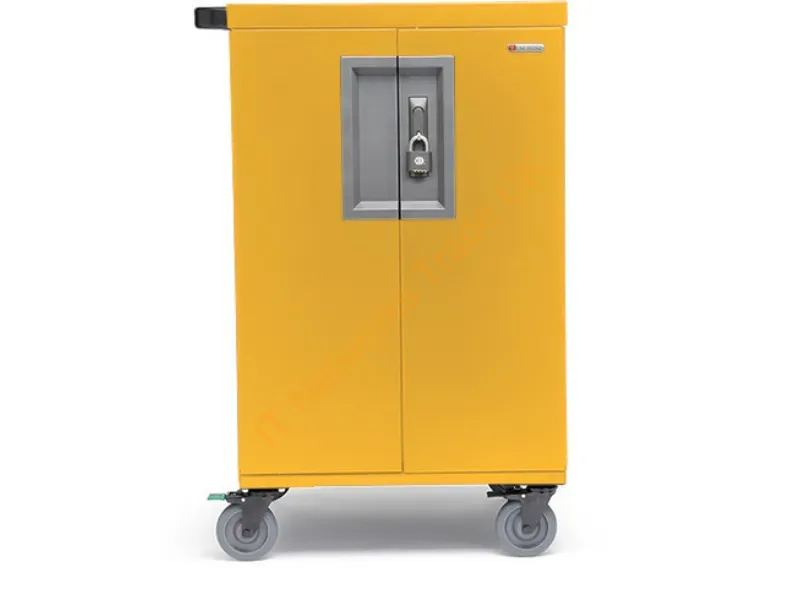 TCOREX36USBC-MUS - Bretford Core X Cart - Pre-Wired Portable Device Management Cart Yellow
