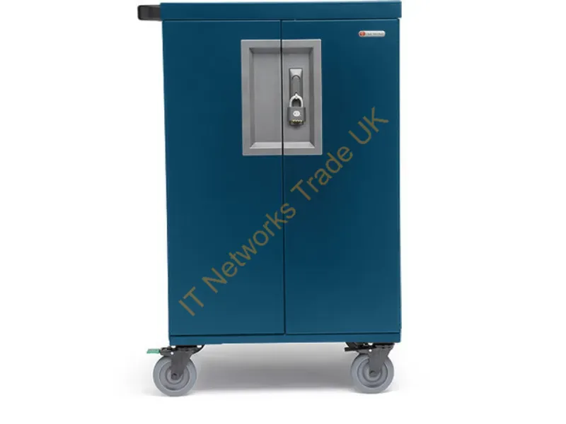 TCOREX36USBC-TZ - Bretford Core X Cart Portable Device Management Cart Blue