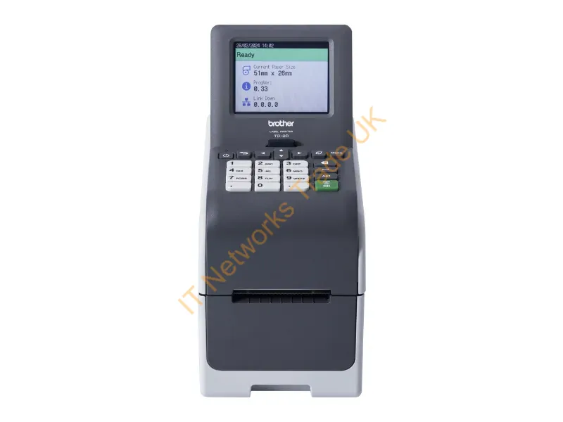 TD2350DSA203Z1 - Brother TD-2350DSA203 label printer Direct thermal 203 x 203 DPI 152 mm/sec Wired & Wireless Ethernet LAN Wi-Fi Bluetooth