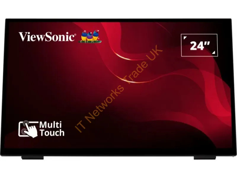 TD2465 - Viewsonic Td2465 Signage Display Interactive Flat Panel 24" Led 250 Cd/M Full Hd Black Touchscreen