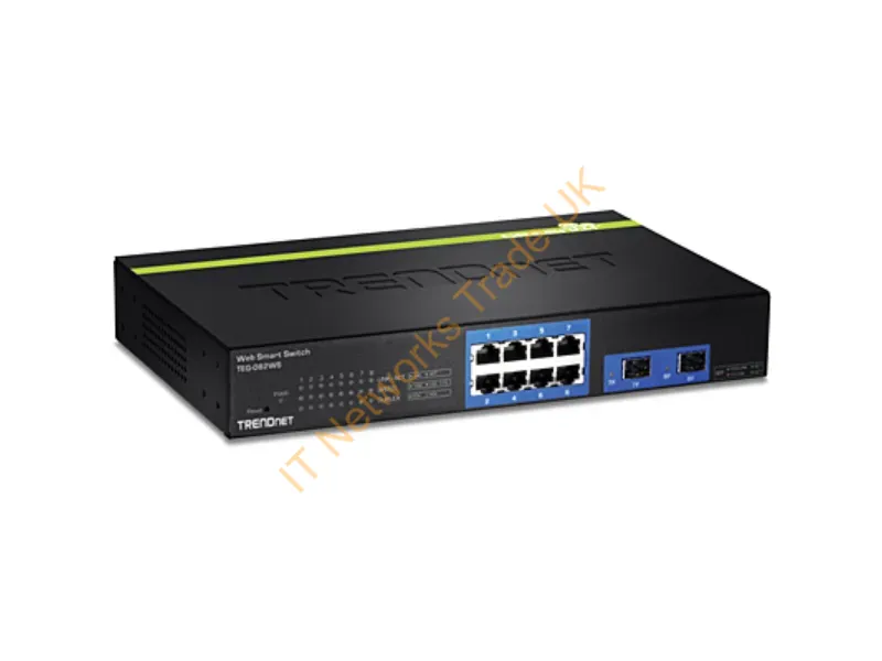 TEG-082WS - Trendnet TEG-082WS Managed network switch Gigabit Ethernet (10/100/1000) Black network switch