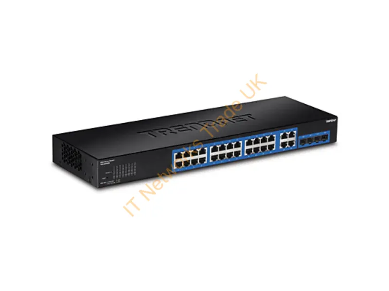 TEG-284WS - Trendnet TEG-284WS Gigabit Ethernet (10/100/1000) 1U Black network switch