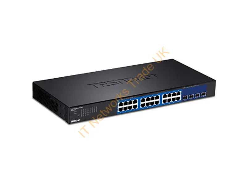 TEG-30284 - Trendnet TEG-30284 Managed network switch Gigabit Ethernet (10/100/1000) 1U Black network switch