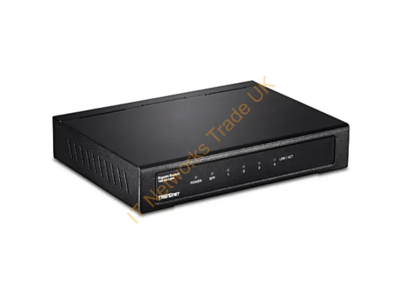 TEG-S51SFP - Trendnet Teg-S51Sfp Network Switch Unmanaged Gigabit Ethernet (10/100/1000) Black