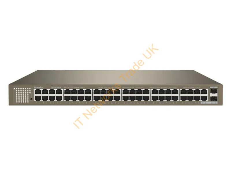 TEG1050F - Tenda Teg1050F Network Switch Unmanaged Gigabit Ethernet (10/100/1000) Gray
