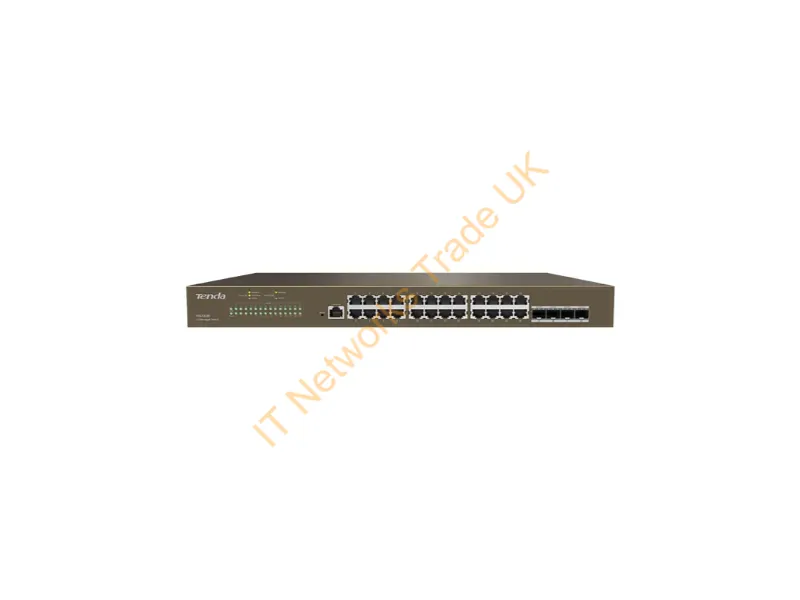 TEG3328F - Tenda Teg3328F Network Switch Managed L2 Gigabit Ethernet (10/100/1000) 1U Brown