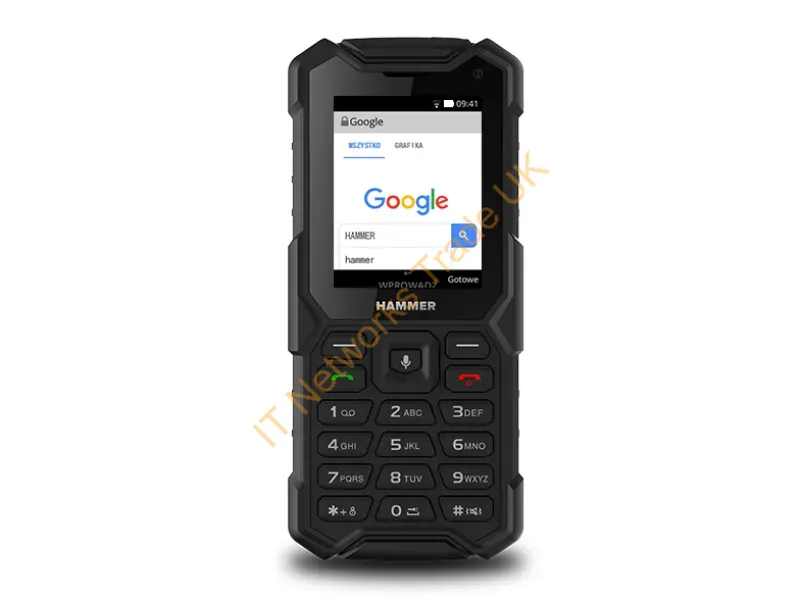 TEL000527 - HAMMER SMART 5 6.1 cm (2.4") Dual SIM KaiOS 4G 0.512 GB 4 GB 2500 mAh Black