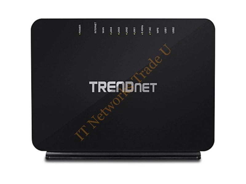 TEW-816DRM - Trendnet TEW-816DRM Dual-band (2.4 GHz / 5 GHz) Gigabit Ethernet Black network wireless router