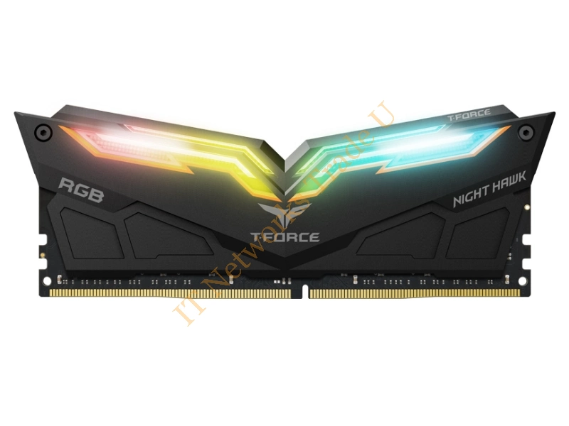 TF1D416G3000HC16CDC01 - Team Group Night Hawk RGB 16GB DDR4 3000MHz memory module