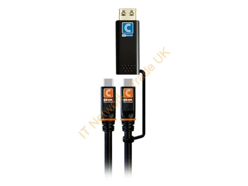 TF5G-C2H-6PROBLK - Comprehensive Tf5G-C2H-6Problk Usb Cable Usb 3.2 Gen 1 (3.1 Gen 1) 70.9" (1.8 M) Usb C Usb-C/Hdmi Black
