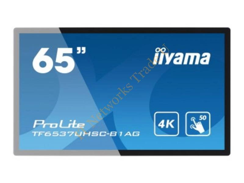 TF6537UHSC-B1AG - iiyama ProLite TF6537UHSC 65" 3840 x 2160pixels Multi-touch Black touch screen monitor