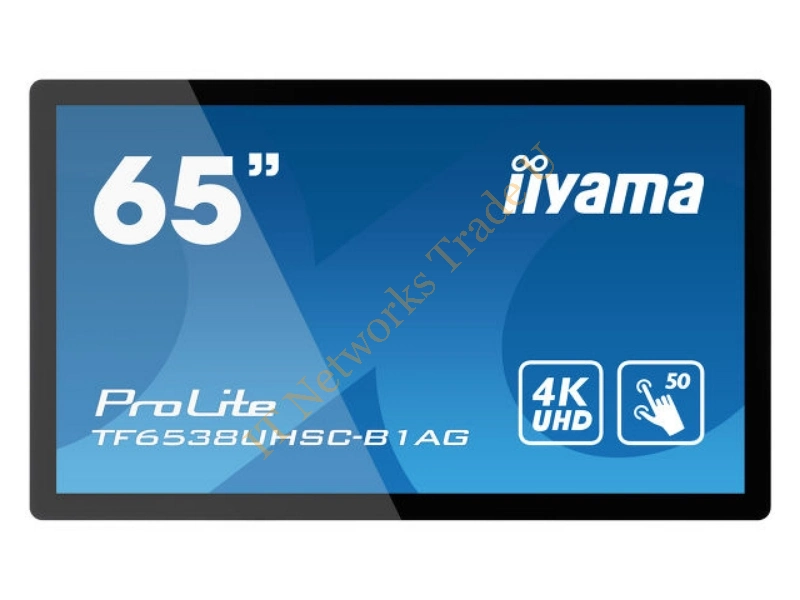 TF6538UHSC-B1AG - iiyama TF6538UHSC-B1AG Interactive flat panel 65" LED 4K Ultra HD Black signage display LED TV
