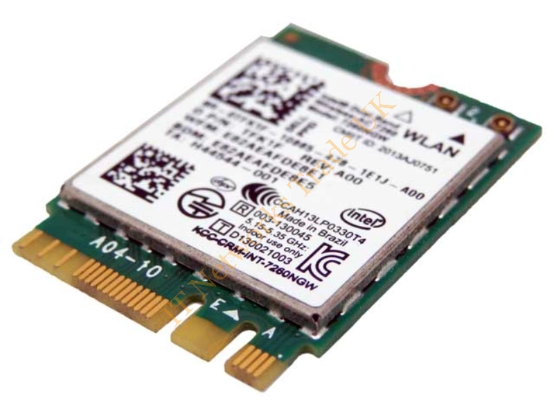 TFK1F Dell Intel Dual Band Wireless-AC 7260 Model 7260NGW + Bluetooth 4.0 Card Wireless LAN Card