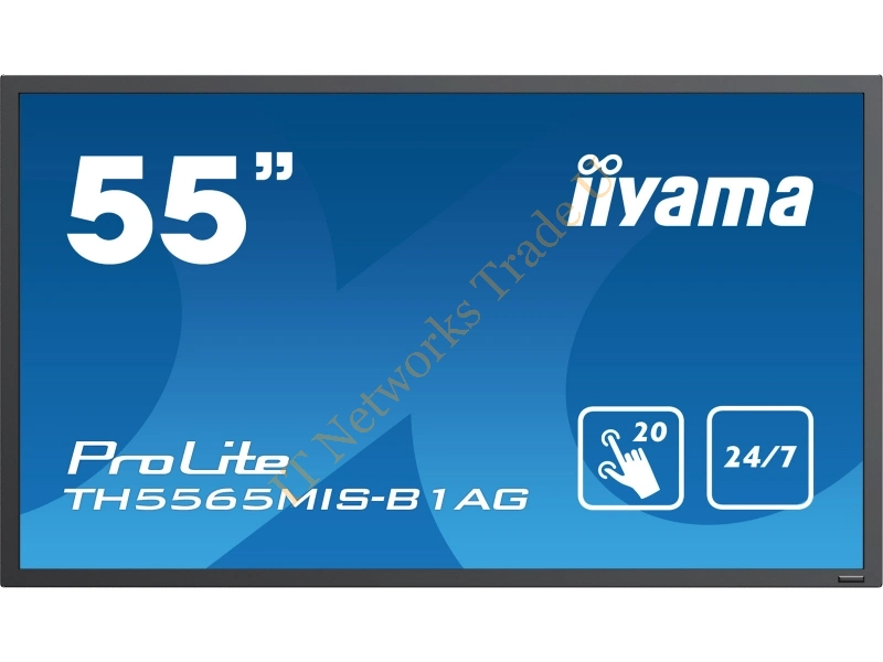 TH5565MIS-B1AG - iiyama ProLite TH5565MIS-B1AG Digital signage flat panel 55" LED Full HD Black LED TV