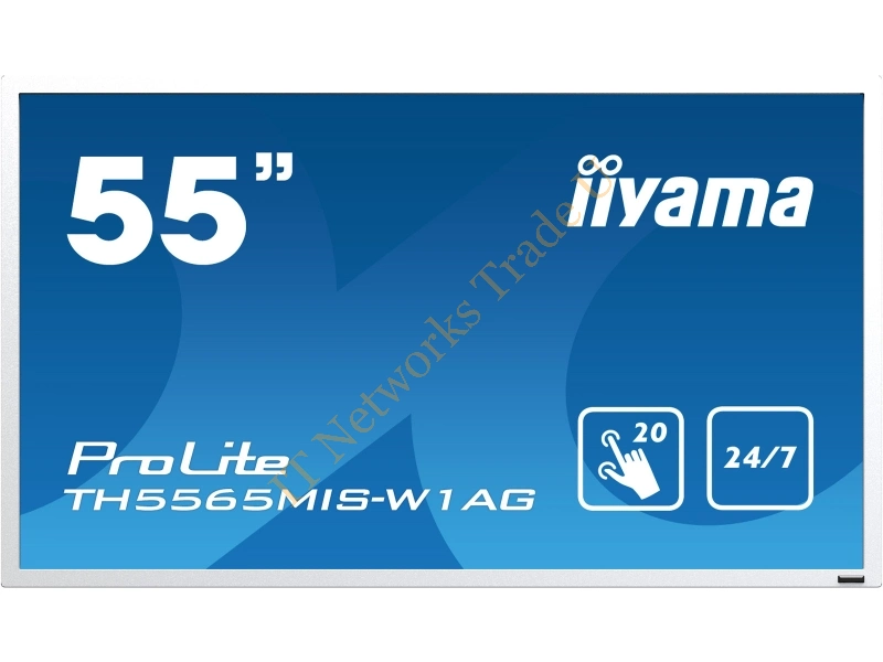 TH5565MIS-W1AG - iiyama ProLite TH5565MIS-W1AG Digital signage flat panel 55" LED Full HD White LED TV