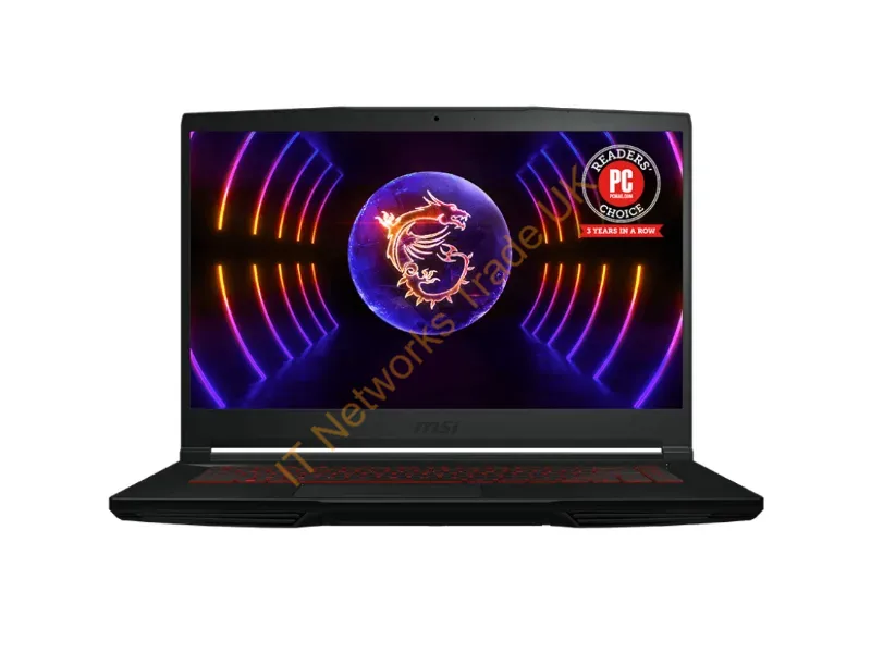 THINGF63122043 - Msi Thin Gf63 12Ucx-2043Us Intel Core I5 I5-12450H Laptop 15.6" Full Hd 8 Gb Ddr4-Sdram 512 Gb Ssd Nvidia Geforce Rtx 2050 Wi-Fi 6 (802.11Ax) Windows 11 Pro Black